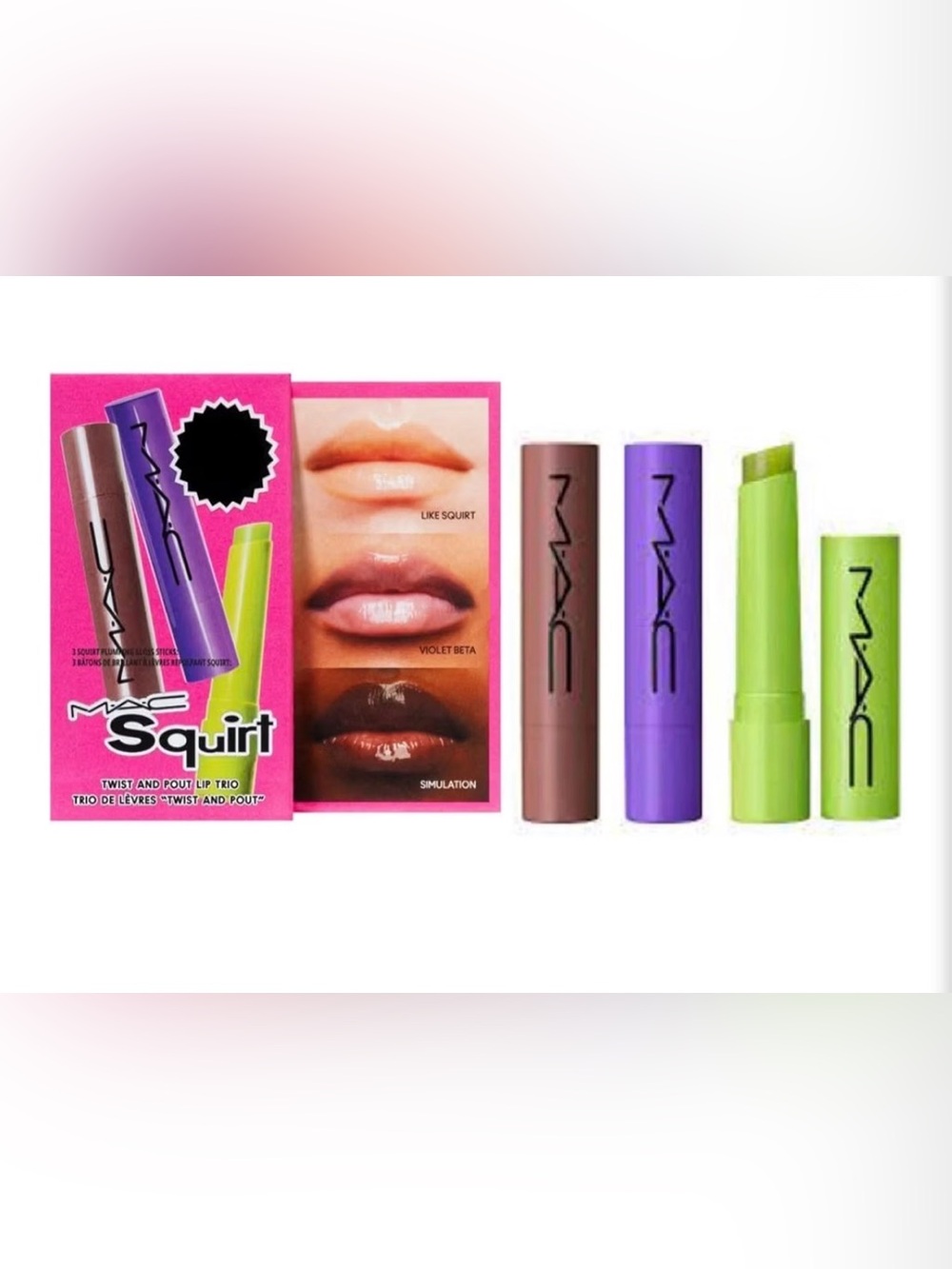 M.A.C Cosmetics M.A.C Squirt Twist and Pout Lip Trio
